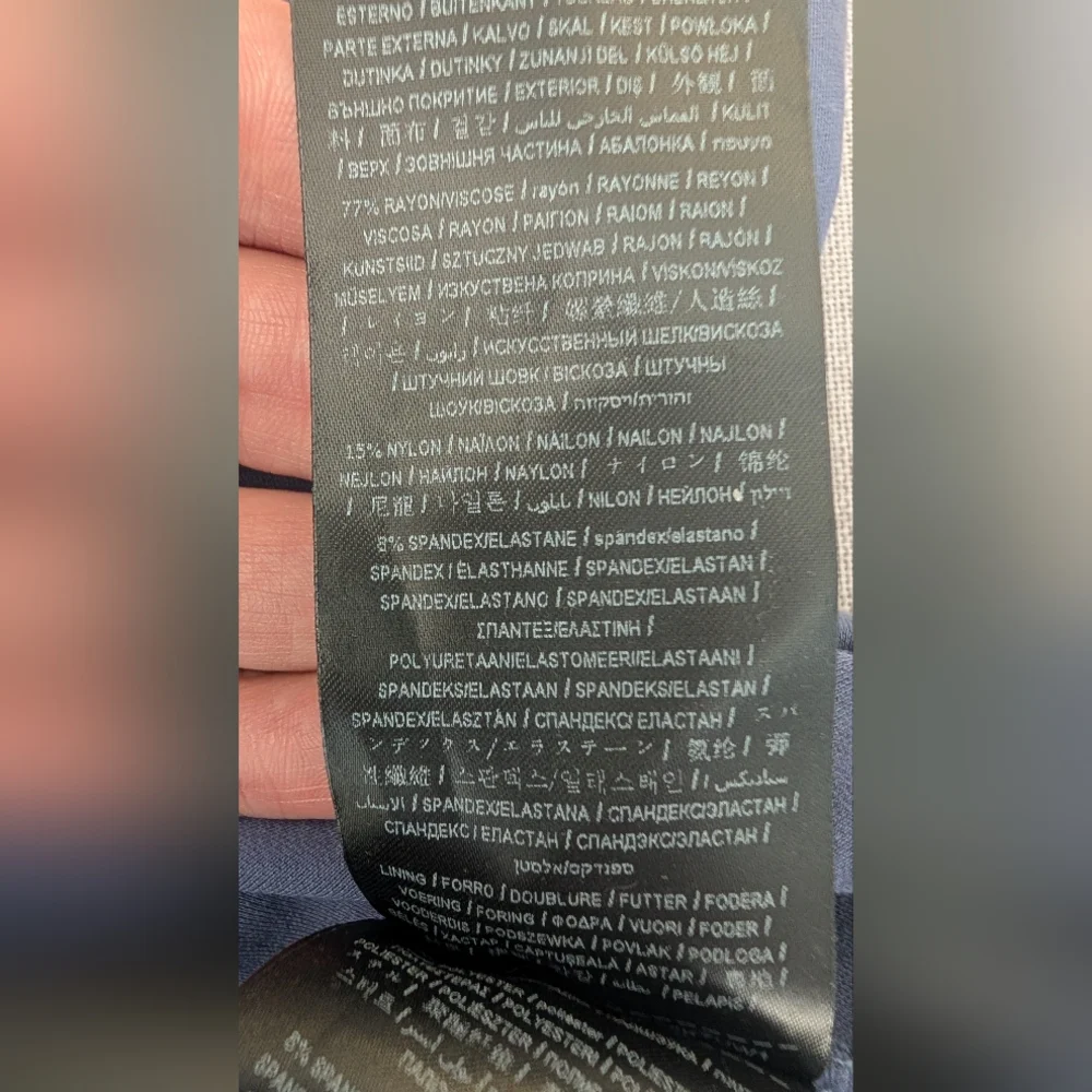 NEW! GUESS Womens Lenzing Ecovero Sleeveless Laurette Mini Dress Washed Out Navy - Picture 2 of 16